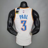 PAUL#3 Thunder White NBA Jersey